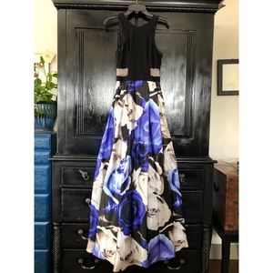 Floral Long Prom Dress